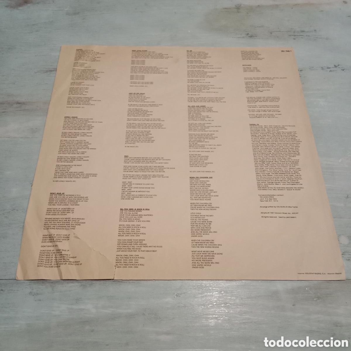 Discos de vinilo: WHITE LION - PRIDE - LP - Foto 6