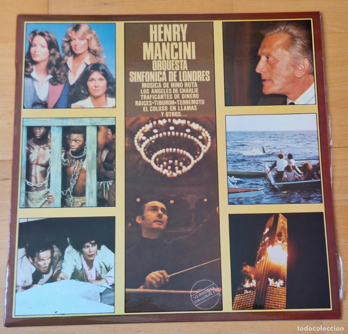 Discos de vinilo: MUSICA DE PELICULAS DE NINO ROTA- HENRY MANCINI- DISCO VINILO LP- R.C.A. A&Ntilde;O 1976 - PERFECTO ESTADO