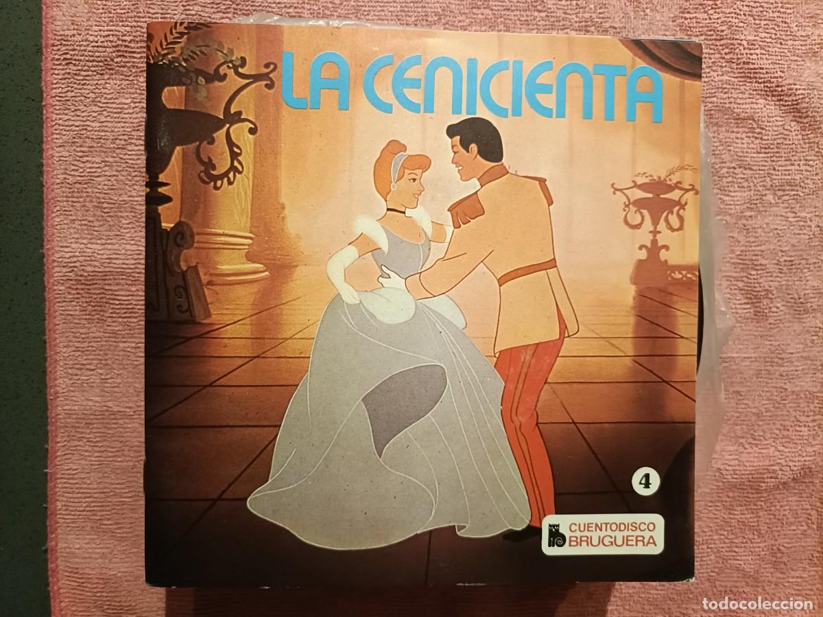 Discos de vinilo: La Cenicienta - Cuentodisco Bruguera, n&ordm; 4 - Single Hispavox 1967 - Disneyland