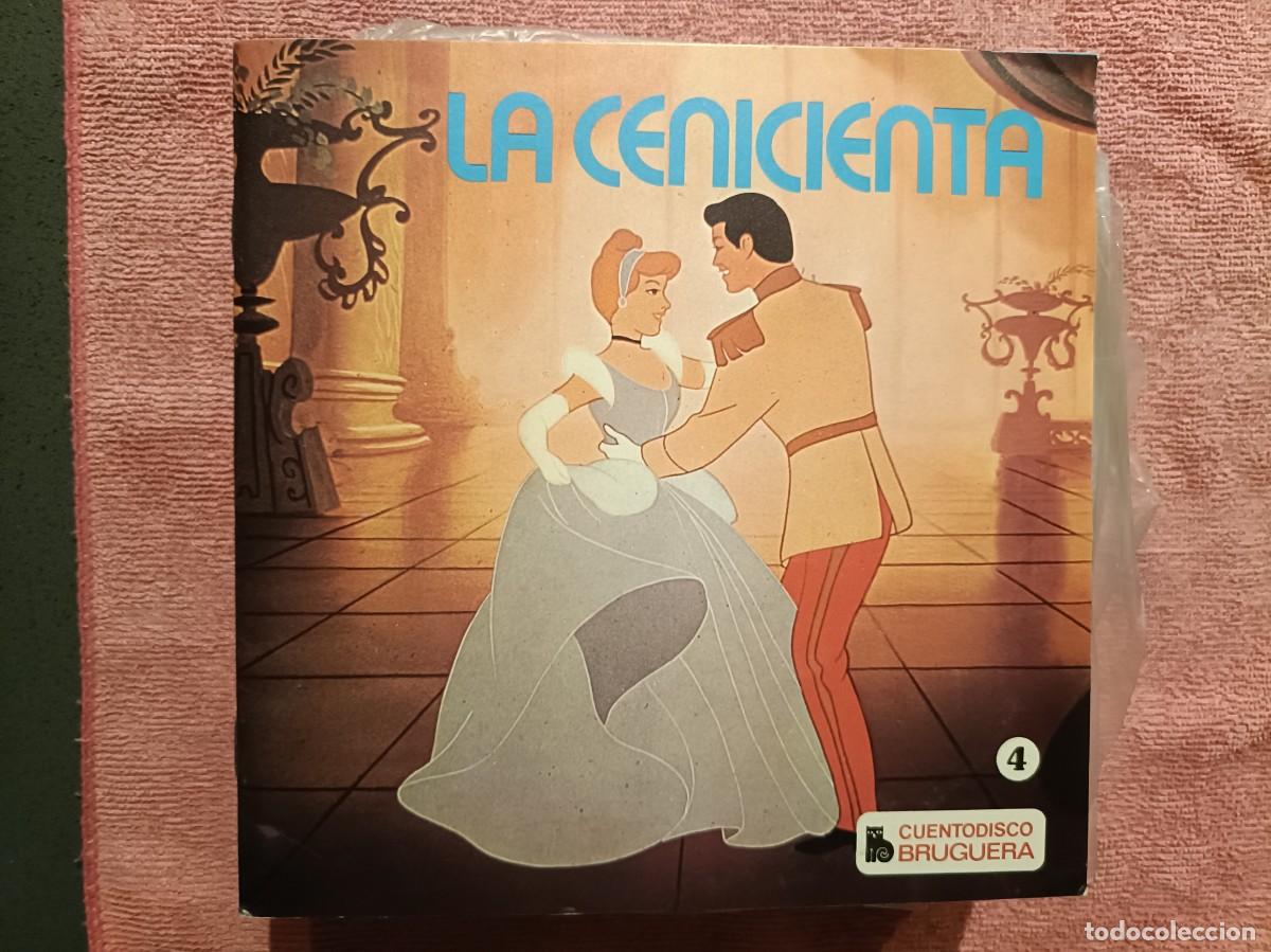 Discos de vinilo: La Cenicienta - Cuentodisco Bruguera, n&ordm; 4 - Single Hispavox 1967 - Disneyland