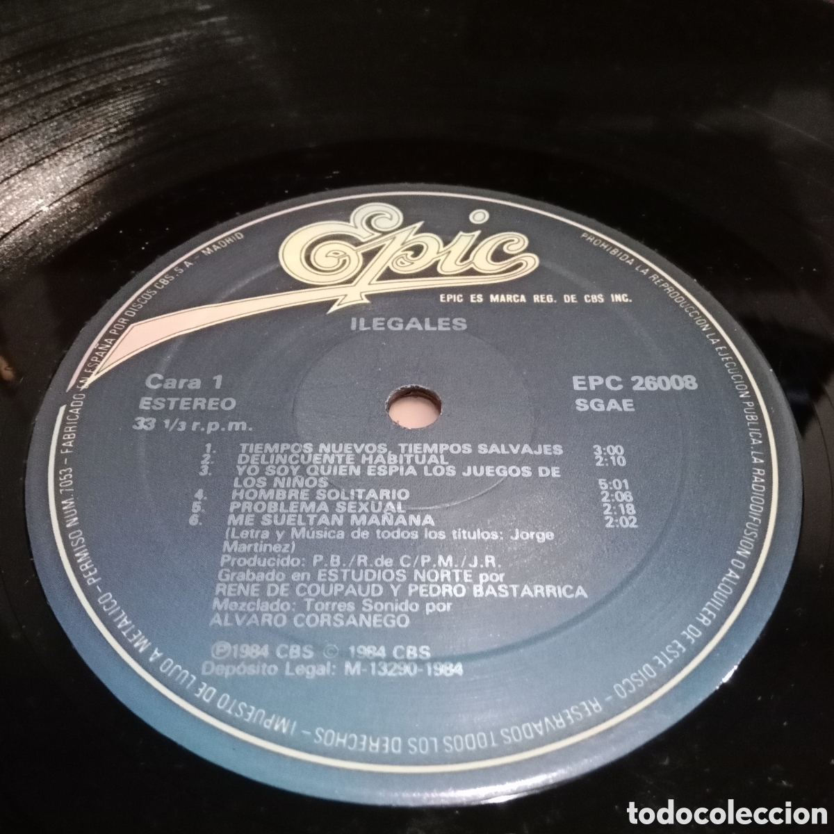 Discos de vinilo: ILEGALES - ILEGALES - LP - Foto 5