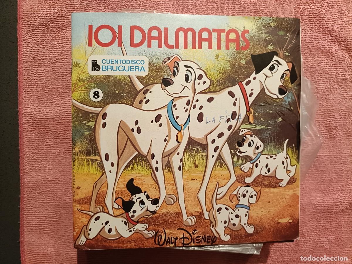 Discos de vinilo: 101 D&aacute;lmatas - Cuentodisco Bruguera, n&ordm; 8 - Single sello Hispavox 1967 - Disneyland