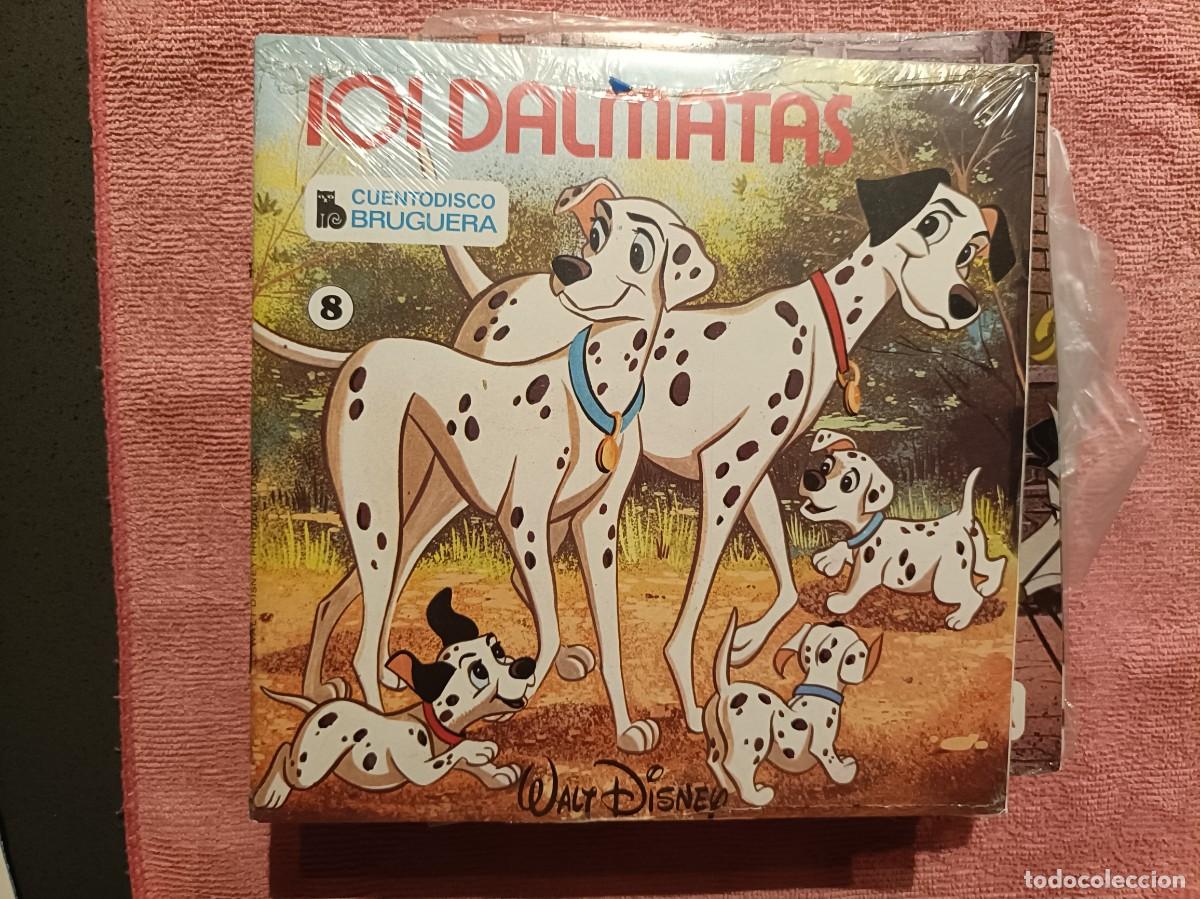 Discos de vinilo: 101 D&aacute;lmatas - Cuentodisco Bruguera, n&ordm; 8 - Single sello Hispavox 1967 - Disneyland