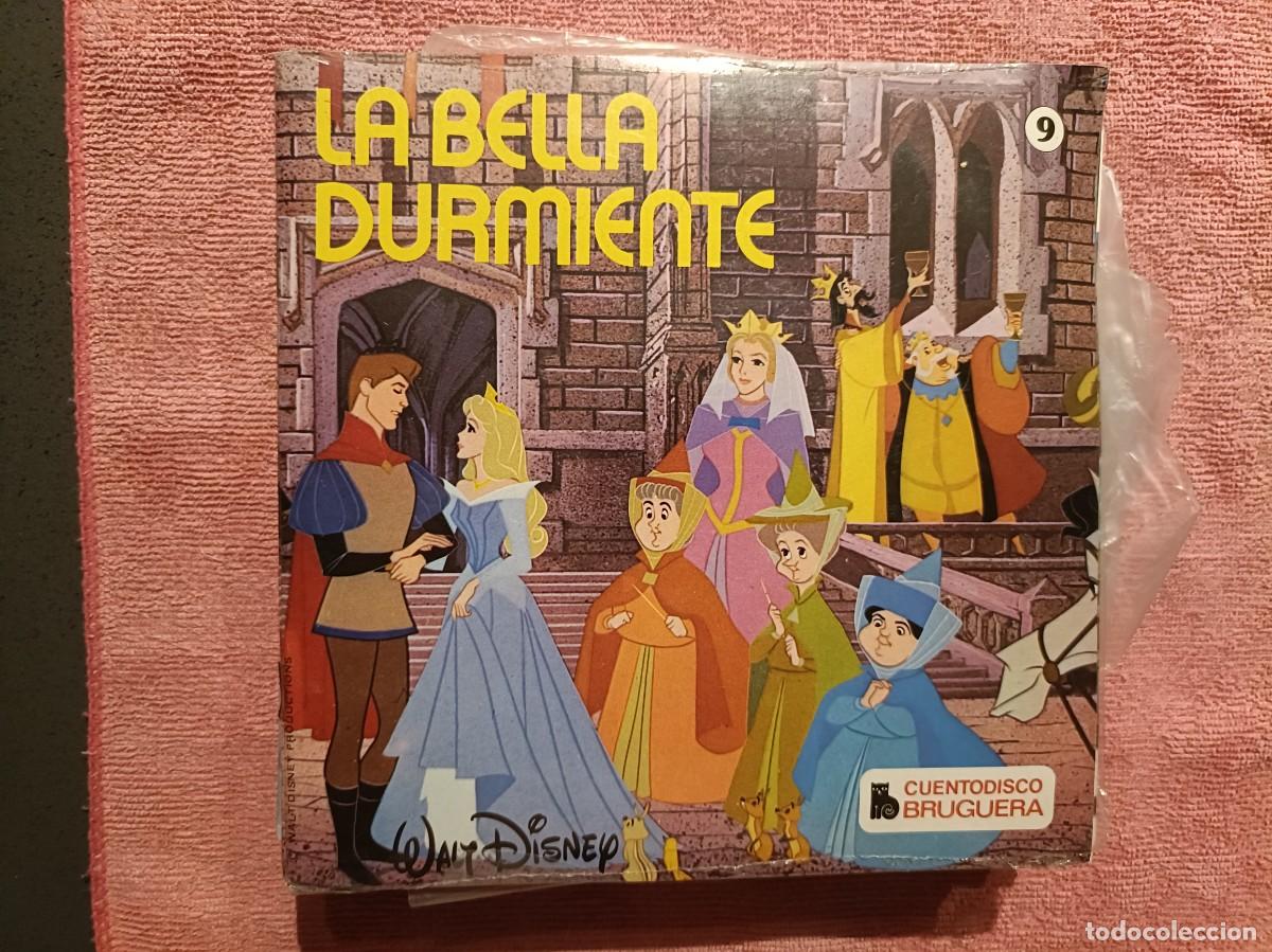 Discos de vinilo: La Bella Durmiente - Cuentodisco Bruguera, n&ordm; 9 - Single sello Hispavox 1967 - Disneyland