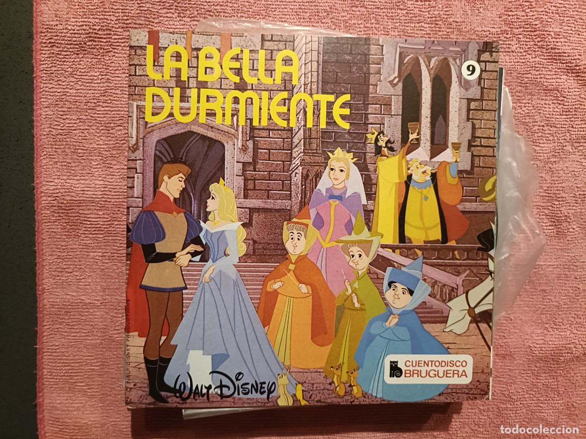 Discos de vinilo: La Bella Durmiente - Cuentodisco Bruguera, n&ordm; 9 - Single sello Hispavox 1967 - Disneyland