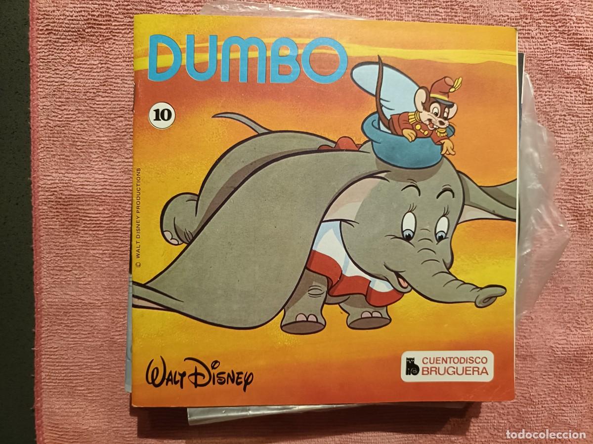 Discos de vinilo: Dumbo - Cuentodisco Bruguera, n&ordm; 10 - Single sello Hispavox 1970 - Disneyland