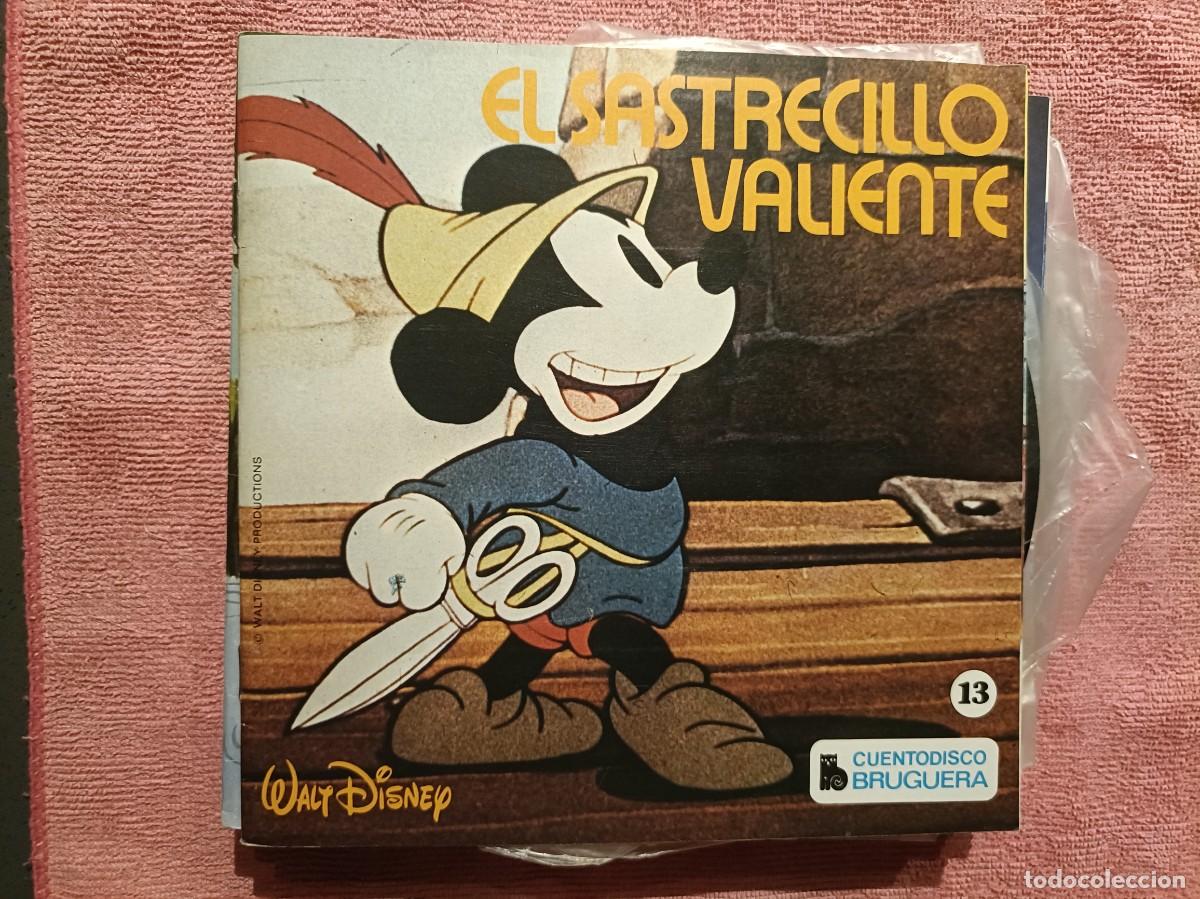 Discos de vinilo: El Sastrecillo Valiente - Cuentodisco Bruguera, n&ordm; 13 - Single sello Hispavox 1972 - Disneyland