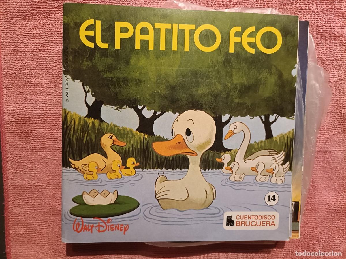 Discos de vinilo: El Patito Feo - Cuentodisco Bruguera, n&ordm; 14 - Single sello Hispavox 1972 - Disneyland