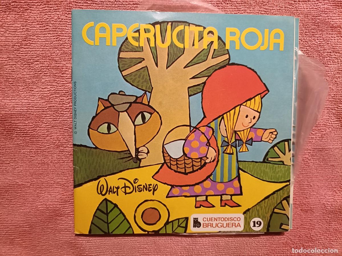 Discos de vinilo: Caperucita Roja - Cuentodisco Bruguera, n&ordm; 19 - Single sello Hispavox 1971 - Disneyland