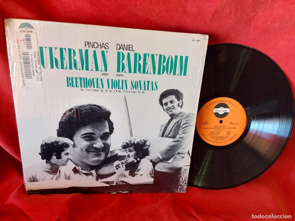Discos de vinilo: LP PINCHAS ZUKERMAN , DANIEL BARENBOIM MADE ,U.S.A. ( PEDIDOS M&Iacute;NIMOS 10 &euro; ) CAJA N.&ordm; 2 - LP