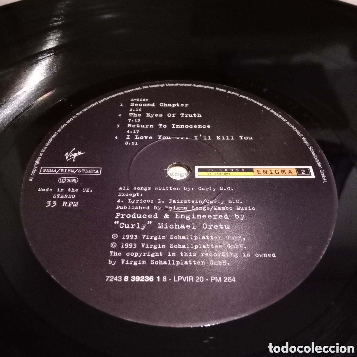 Discos de vinilo: ENIGMA - THE CROSS OF CHANGES - LP - Foto 9