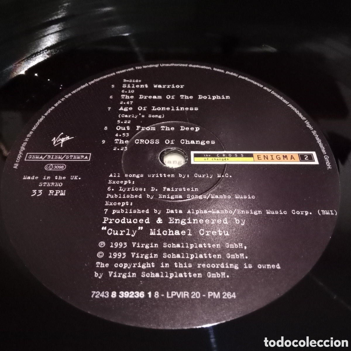 Discos de vinilo: ENIGMA - THE CROSS OF CHANGES - LP - Foto 10