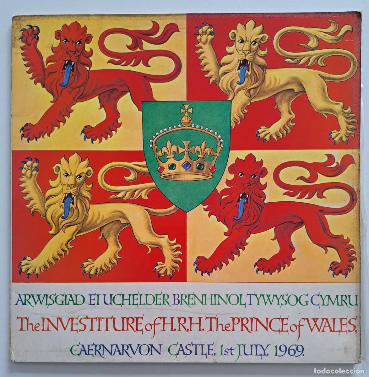 Discos de vinilo: THE RECORDING OF THE INVESTITURE OF H.R.H. THE PRINCE OF GALES, CAERNARVON CASTLE 1st JULY 1969