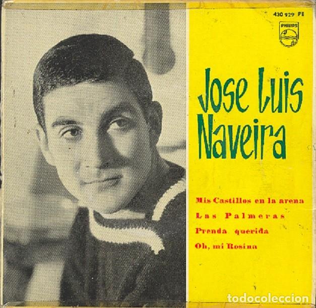 Discos de vinilo: Jos&eacute; Luis Naveira &ndash; Mis castillos en la arena; Las palmeras; Prenda querida+1 &ndash; PHILIPS 430 929&ndash;1963