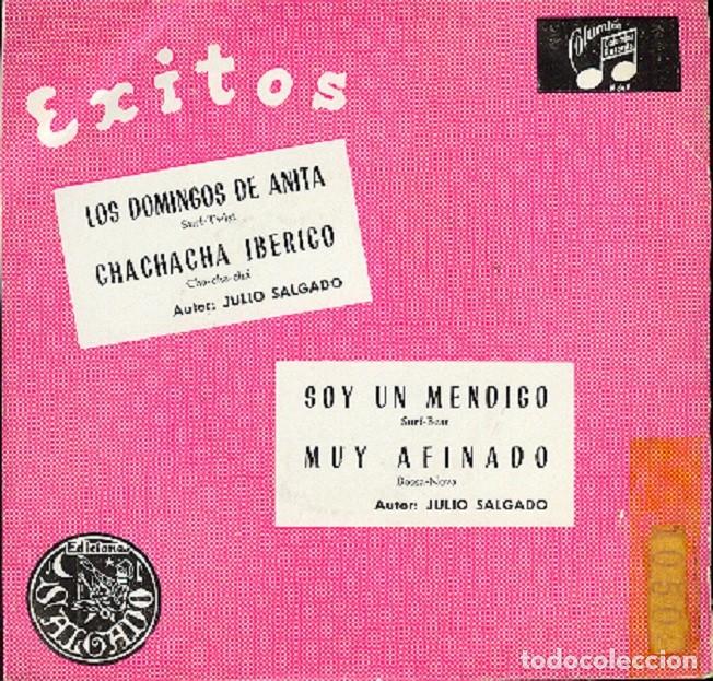 Discos de vinilo: Orquesta Melody Saxtron &ndash; Los domingos de Anita; Soy un mendigo + 2 &ndash; COLUMBIA 7454 &ndash; 1963