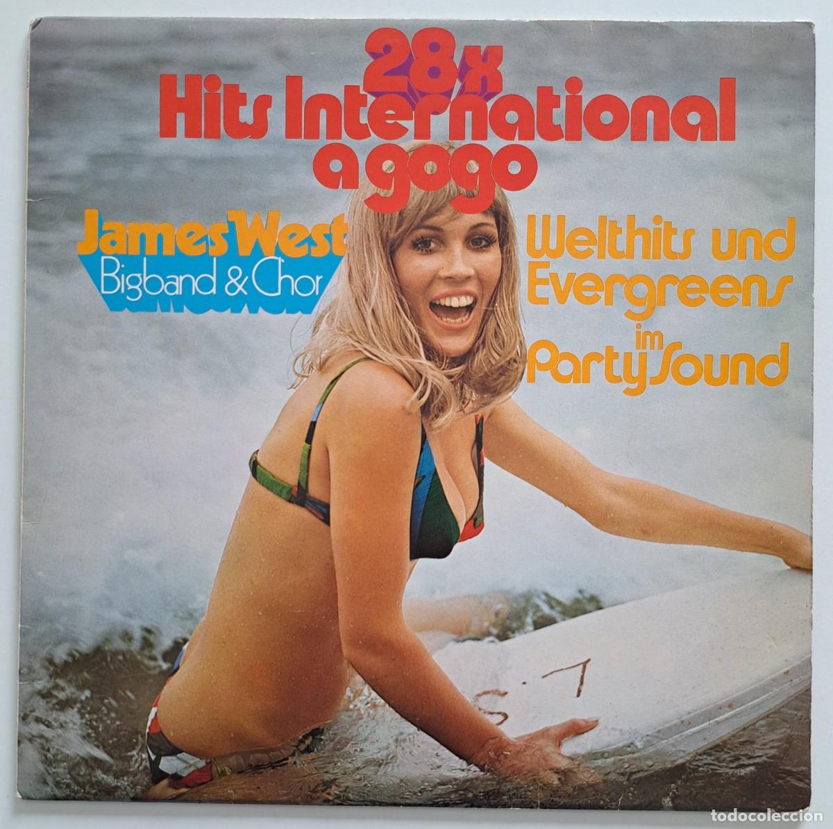 Discos de vinilo: JAMES WEST BIGBAND & CHOR - 28xHITS INTERNATIONAL A GOGO - Astan &ndash; 50052 - GERMANY 1971