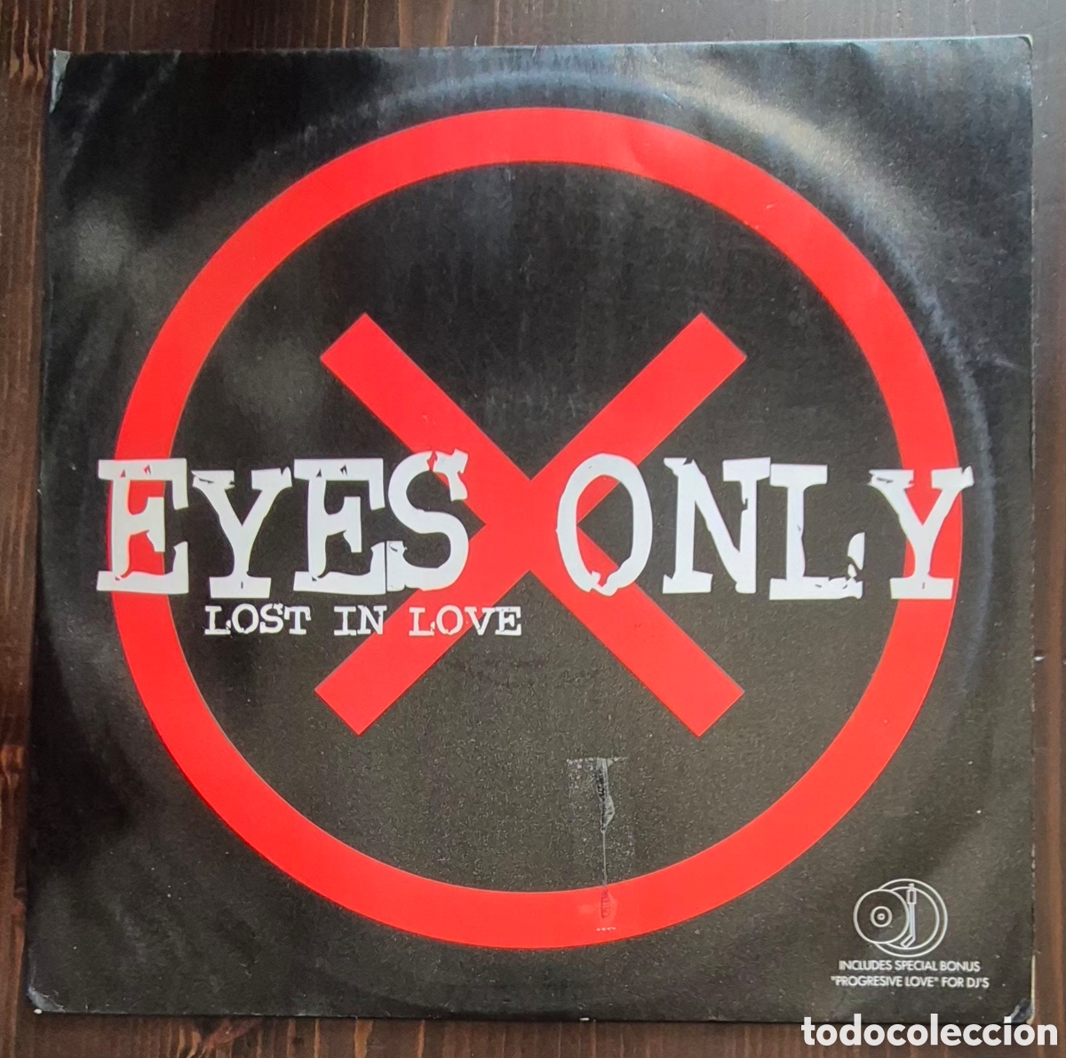 Discos de vinilo: MAXI - EYES ONLY - LOST IN LOVE - 1996 ESPA&Ntilde;A (EURODANCE)