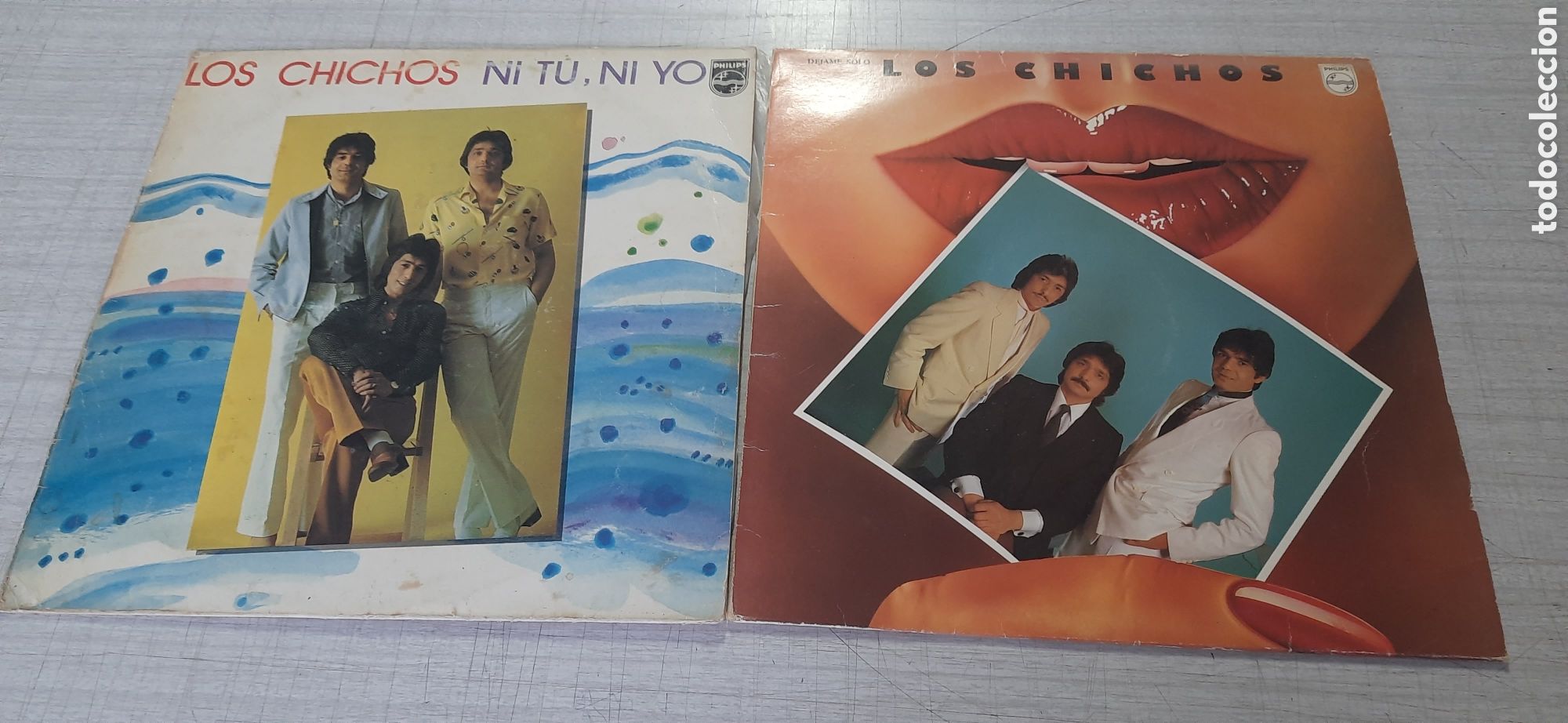 Disques de vinyle: Los chichos dos lps ni tu ni yo y d&eacute;jame solo