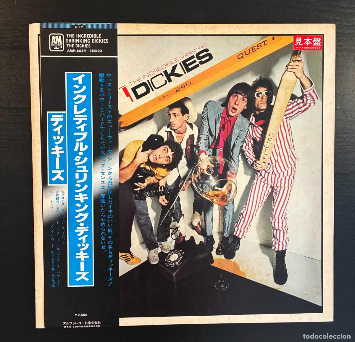 Discos de vinilo: DICKIES The Incredible Shrinking Dickies LP 1979 JAPAN OBI PROMO Ramones RARE!