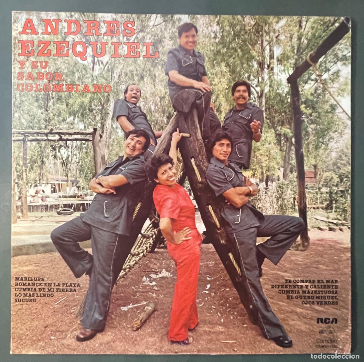 Discos de vinilo: ANDRES EZEQUIEL / Y SU SABOR COLOMBIANO / LP RCA 1983 / MEXICO