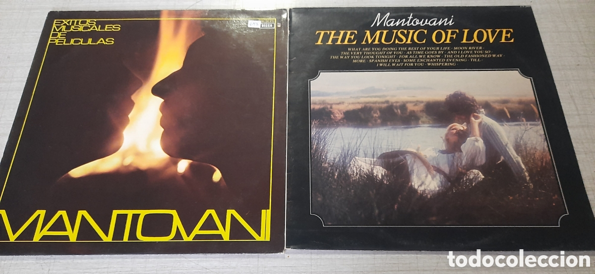 Discos de vinilo: &Eacute;xitos musicales de pel&iacute;culas MANTOVANI
