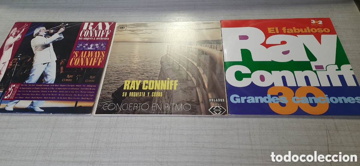 Discos de vinilo: 3 lps Ray conniff y su orquesta