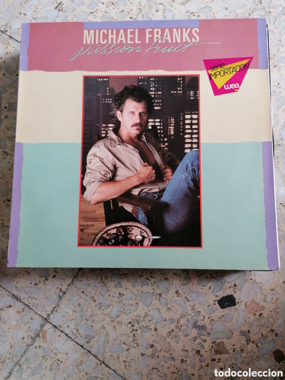 Discos de vinilo: LP MICHAEL FRANKS PASSION FRUIT 1983 USA INSERT - Foto 1