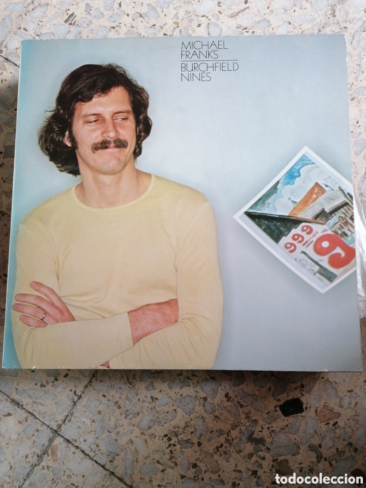 Discos de vinilo: LP MICHAEL FRANKS BURCHFIELD NINES 1978 GERMANY INSERT - Foto 1