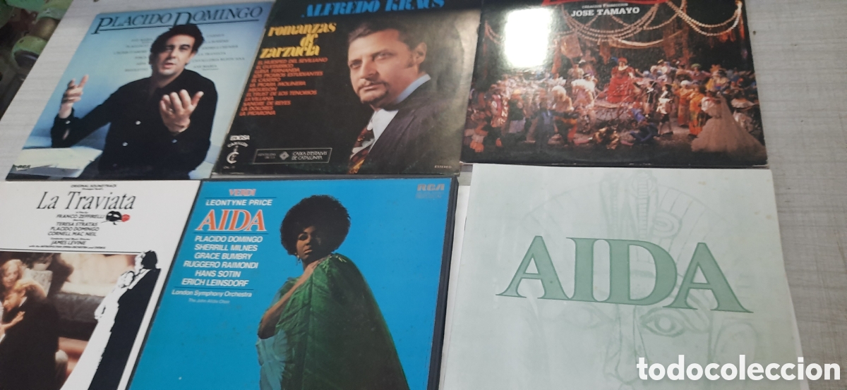 Discos de vinilo: Lote zarzuela y opera