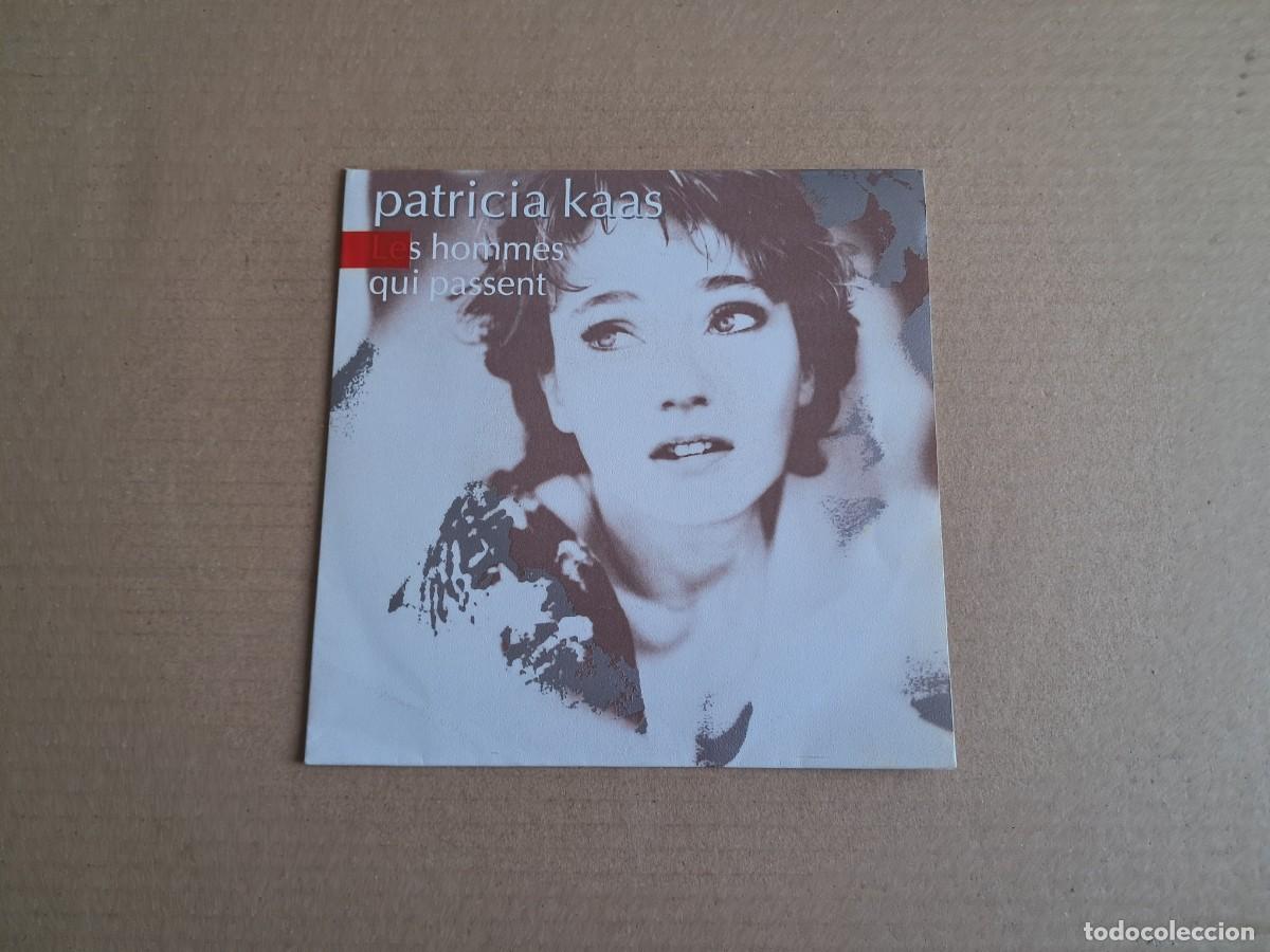 Discos de vinilo: PATRICIA KAAS - LES HOMMES QUI PASSENT SINGLE PROMOCIONAL 1990 EDICION ESPA&Ntilde;OLA
