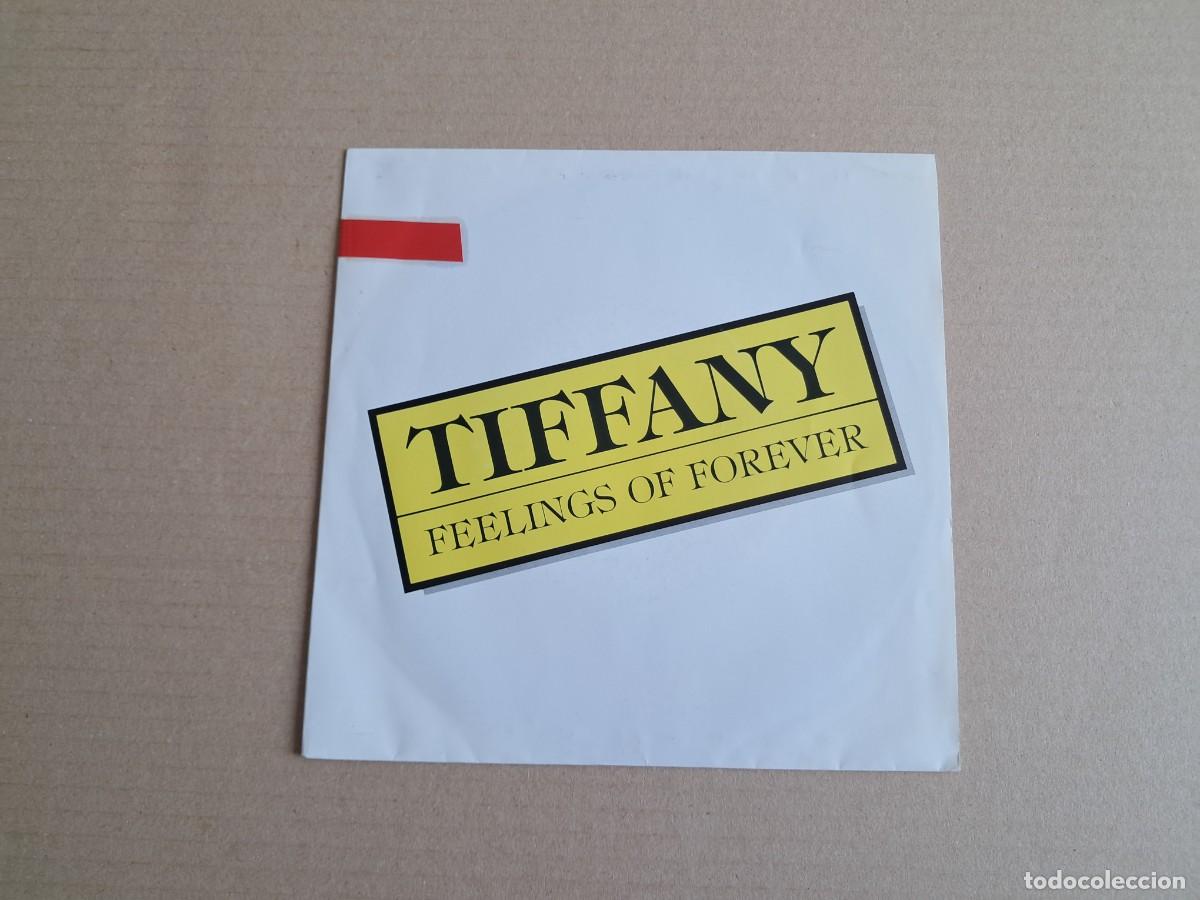 Discos de vinilo: TIFFANY - FEELINGS OF FOREVER SINGLE PROMOCIONAL 1987 EDICION ESPA&Ntilde;OLA