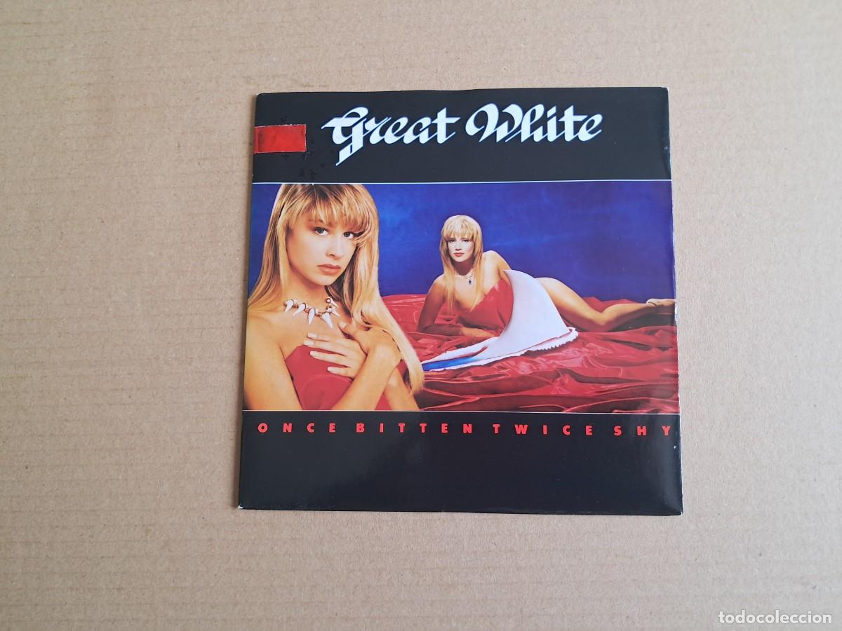 Discos de vinilo: GREAT WHITE - ONCE BITTEN TWICE SHY SINGLE 1989 EDICION EUROPEA