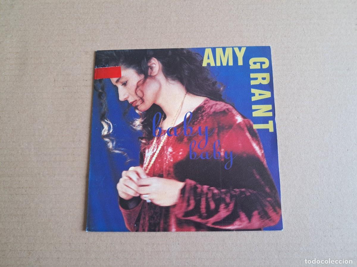 Discos de vinilo: AMY GRANT - BABY BABY SINGLE 1991 EDICION ESPA&Ntilde;OLA