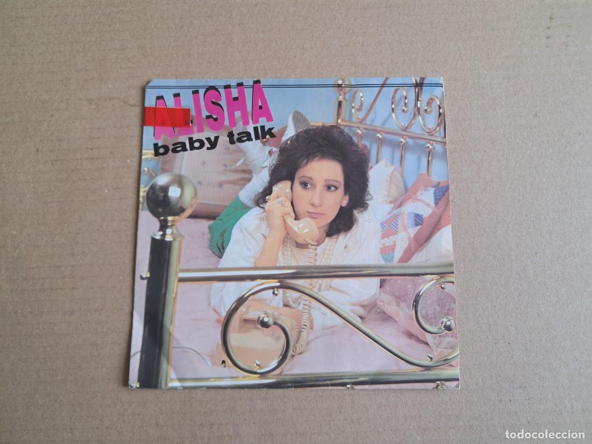 Discos de vinilo: ALISHA - BABY TALK SINGLE 1986 EDICION ESPA&Ntilde;OLA