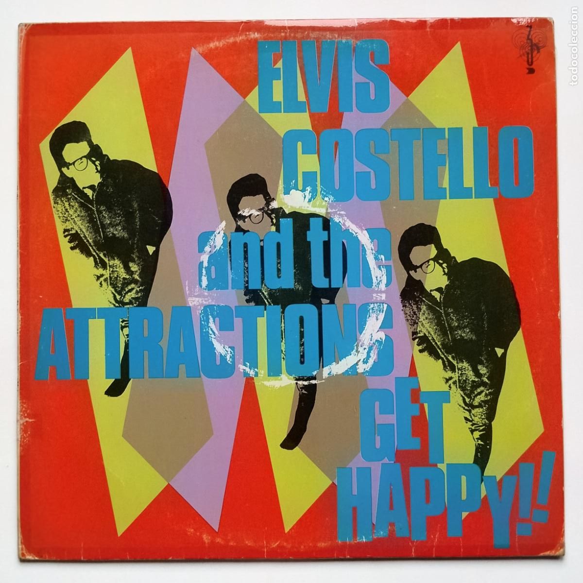 Discos de vinilo: Elvis Costello And The Attractions-Get Happy!! (LP Suzy/Wea) reed. New Wave 1980. Joe Jackson...