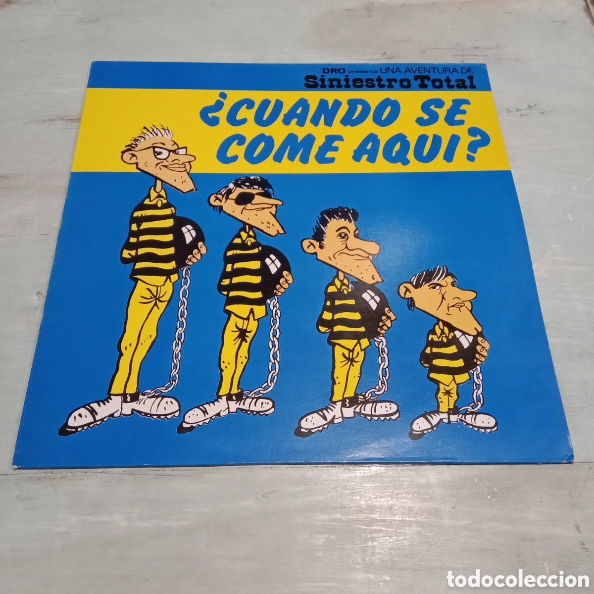 Discos de vinilo: SINIESTRO TOTAL - &iquest;CUANDO SE COME AQUI? - LP
