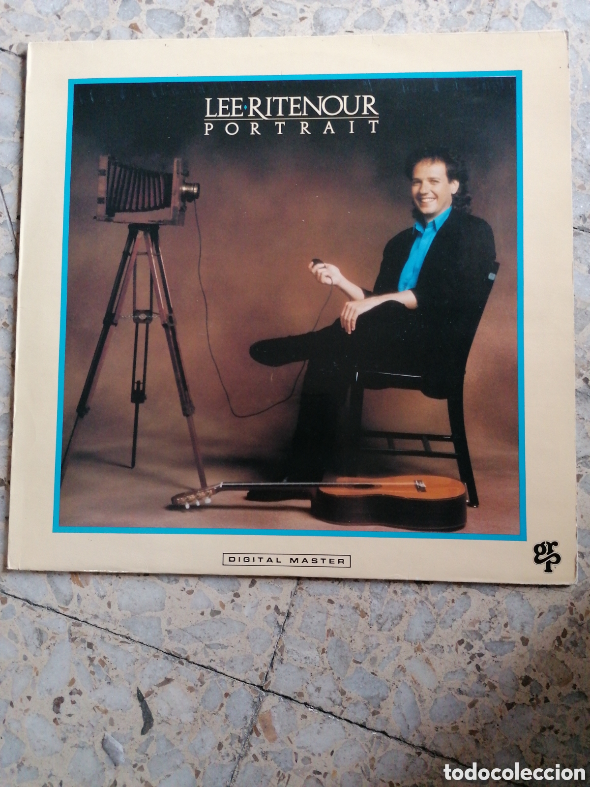 Discos de vinilo: LP LEE RITENOUR PORTRAIT 1987 GERMANY INSERT - Foto 1