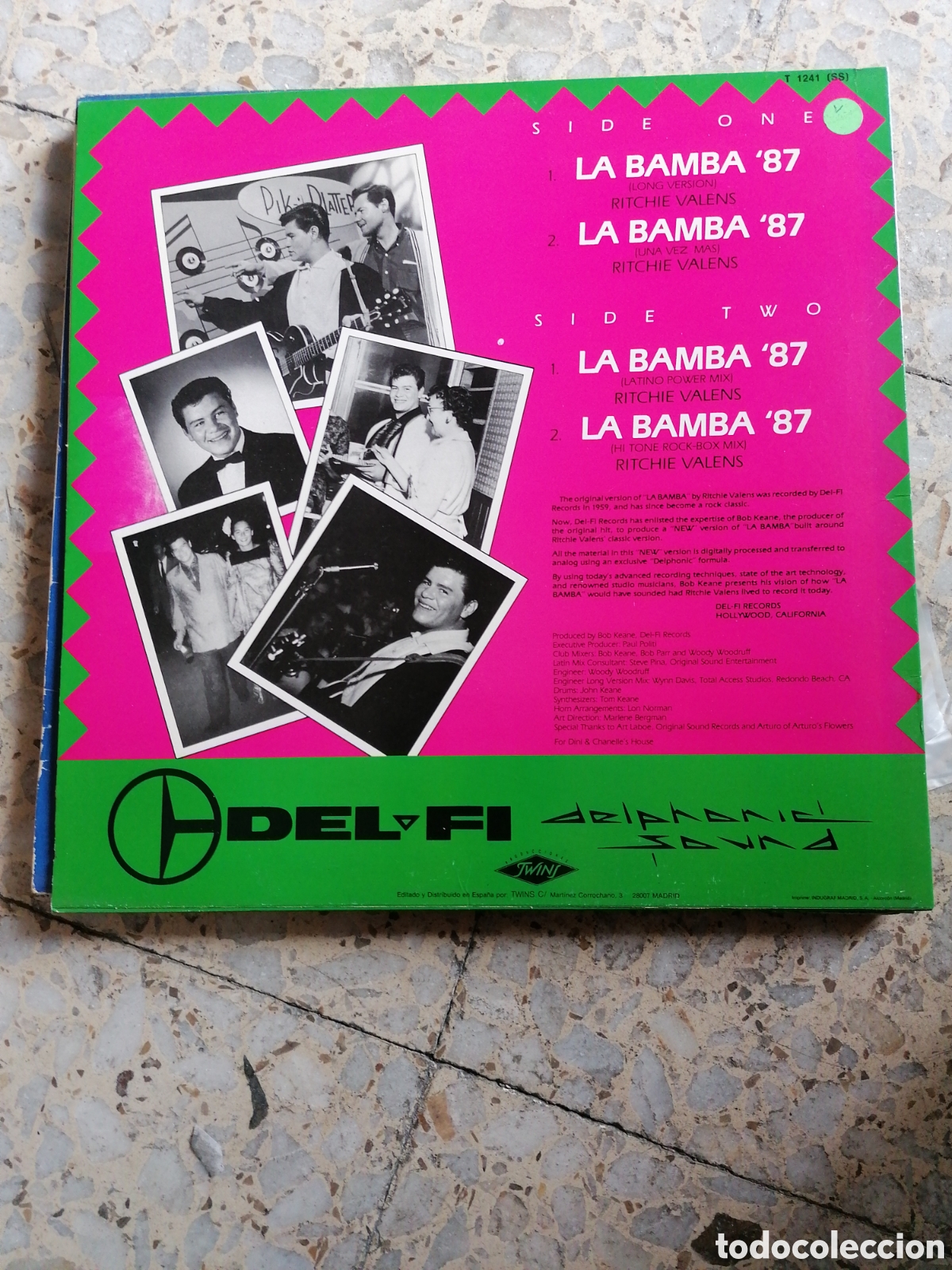 Discos de vinilo: MAXI 12&rdquo; LA BAMBA 87 RITCHIE VALENS 1987 ESPA&Ntilde;A - Foto 2