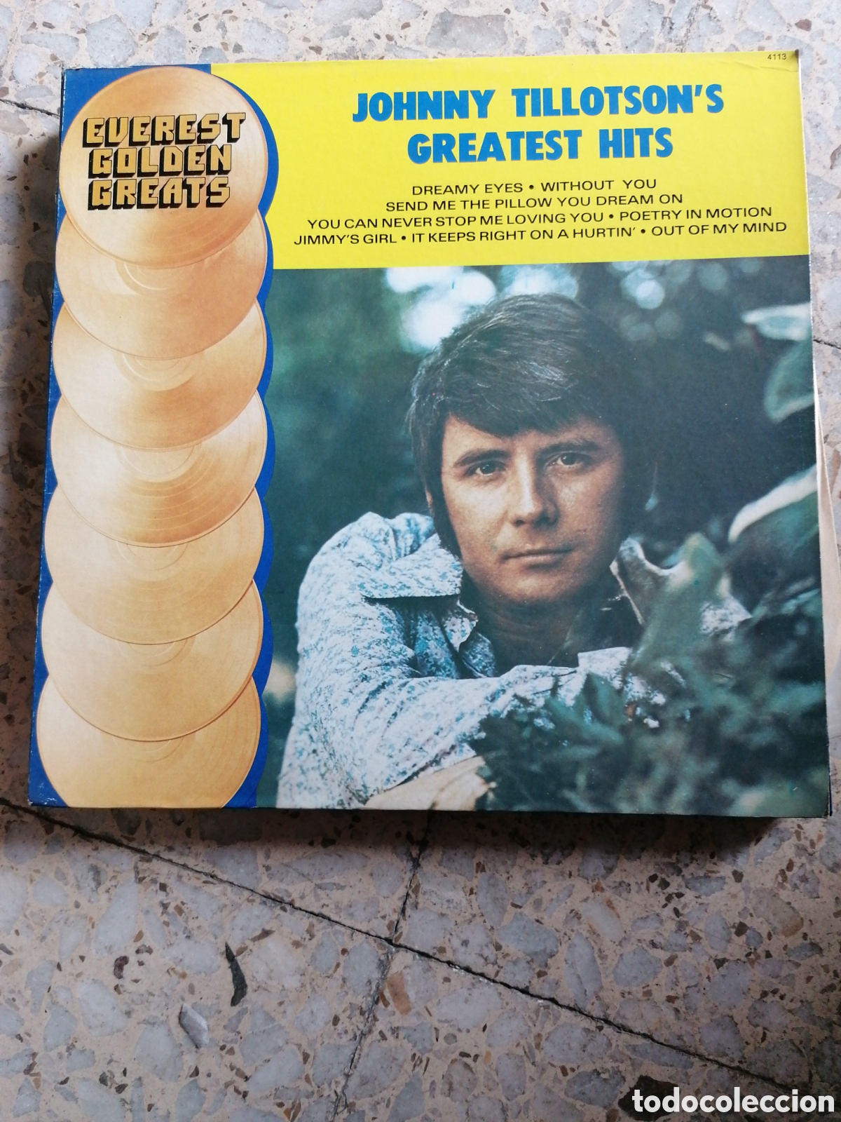 Dischi in vinile: LP JOHNNY TILLOTSON GREATEST HITS 1981 USA EX