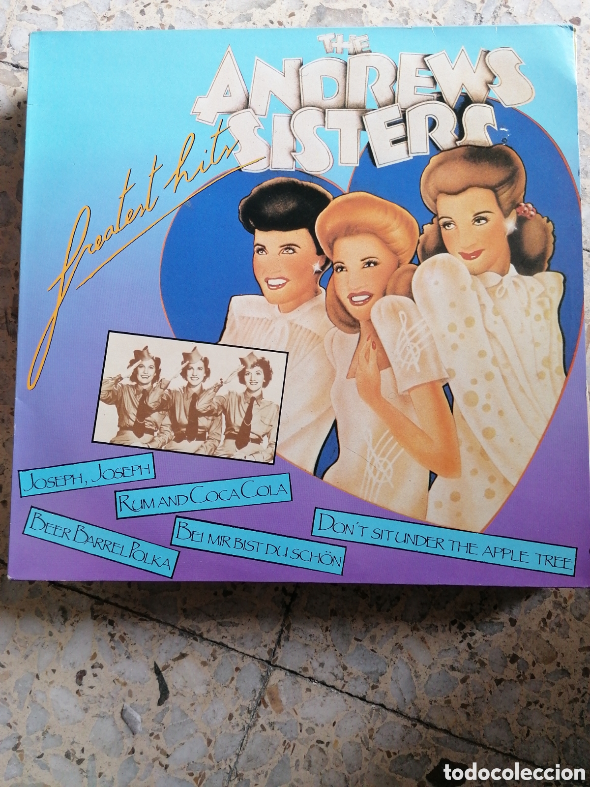 Discos de vinilo: LP THE ANDREWS SISTERS GREATEST HITS BELGICA