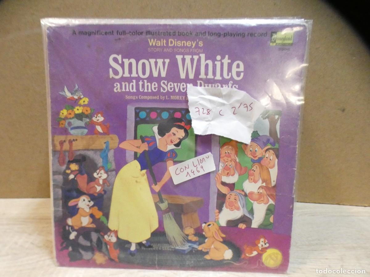 Dischi in vinile: ARKANSAS1980 CAJJ728 VINILO MJUY USADO REPRODUCIBLE OST SNOW WHITE CON LIBRO 1969