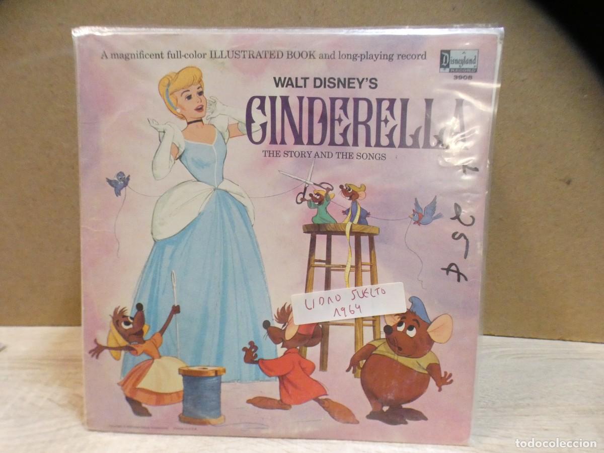 Dischi in vinile: ARKANSAS1980 CAJJ728 VINILO MJUY USADO REPRODUCIBLE OST CINDERELLA LIBRO SUELTO 1964