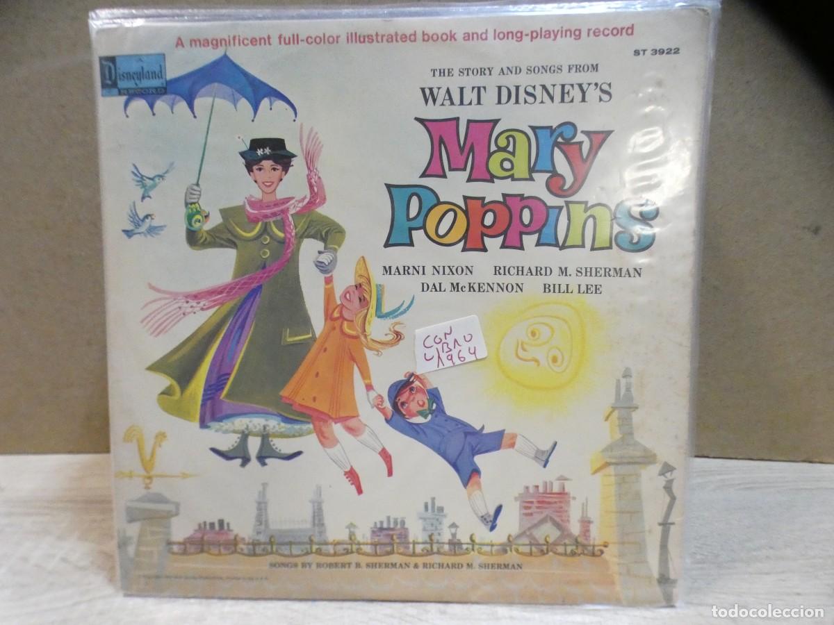 Dischi in vinile: ARKANSAS1980 CAJJ728 VINILO MJUY USADO REPRODUCIBLE OST MARY POPPINS CON LIBRO 1964