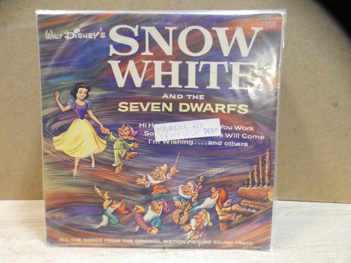 Dischi in vinile: ARKANSAS1980 CAJJ728 VINILO MUY USADO REPRODUCIBLE OST SNOW WHITE MARCAS NO SENTIBLES DEDO