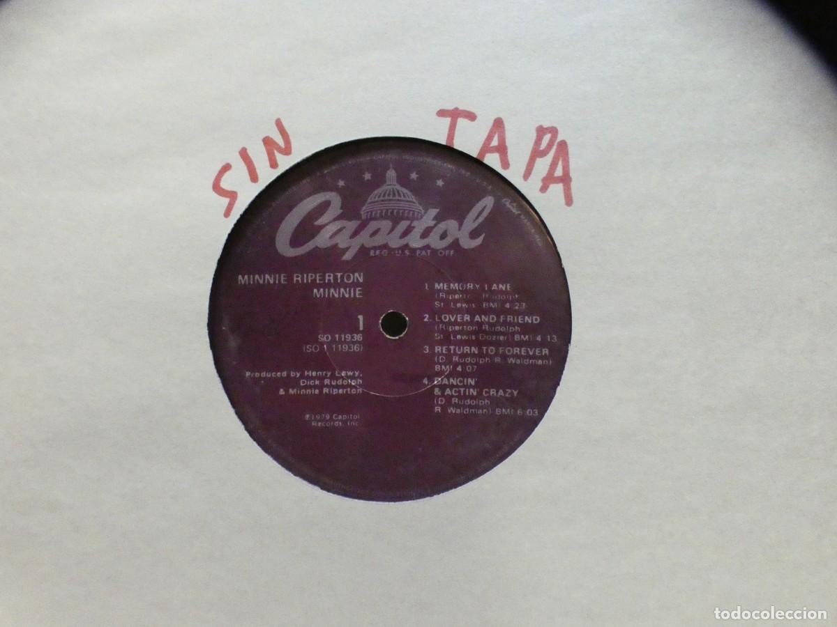 Disques de vinyle: ARKANSAS1980 CAJJ728 VINILO MUY USADO REPRODUCIBLE MINNIE RIPERTON SIN TAPA