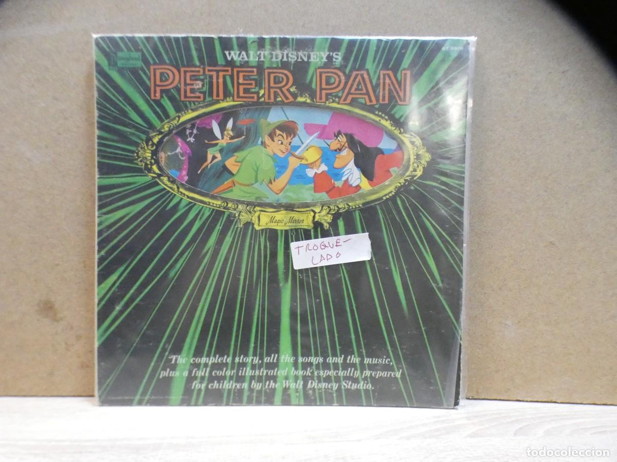 Disques de vinyle: ARKANSAS1980 CAJJ728 VINILO MUY USADO REPRODUCIBLE WALT DISNEY'S OST PETER PAN TROQUELADO