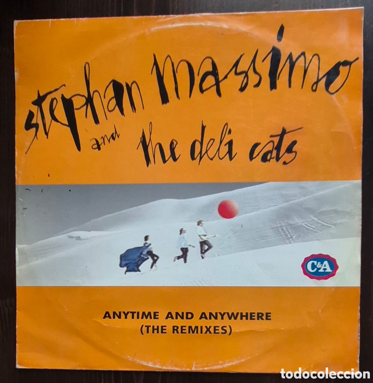 Discos de vinilo: MAXI - STEPHAN MASSIMO & THE DELI CATS - ANYTIME AND ANYWHERE (THE REMIXES)1993 ALEMANIA(EURO HOUSE)