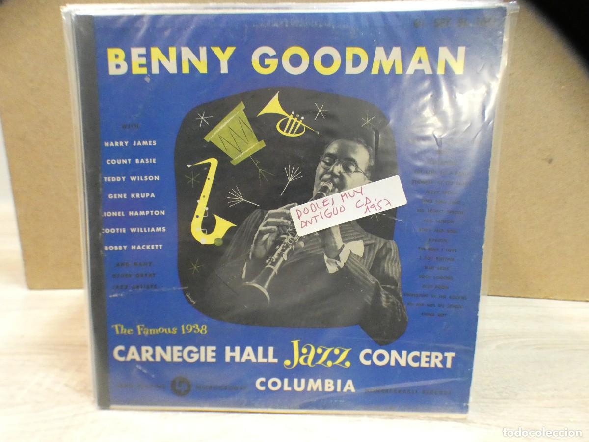Discos de vinilo: ARKANSAS1980 CAJJ728 VINILO LEVE USO AUN CORRECTO BENNY GOODMAN DOBLE MUY ANTIGUO 1957
