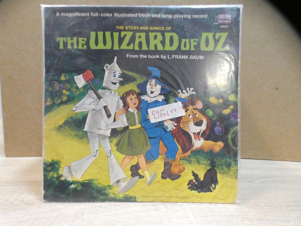 Discos de vinilo: ARKANSAS1980 CAJJ728 VINILO LEVE USO AUN CORRECTO OST THE WIZARD OF OZ CON LIBRETO