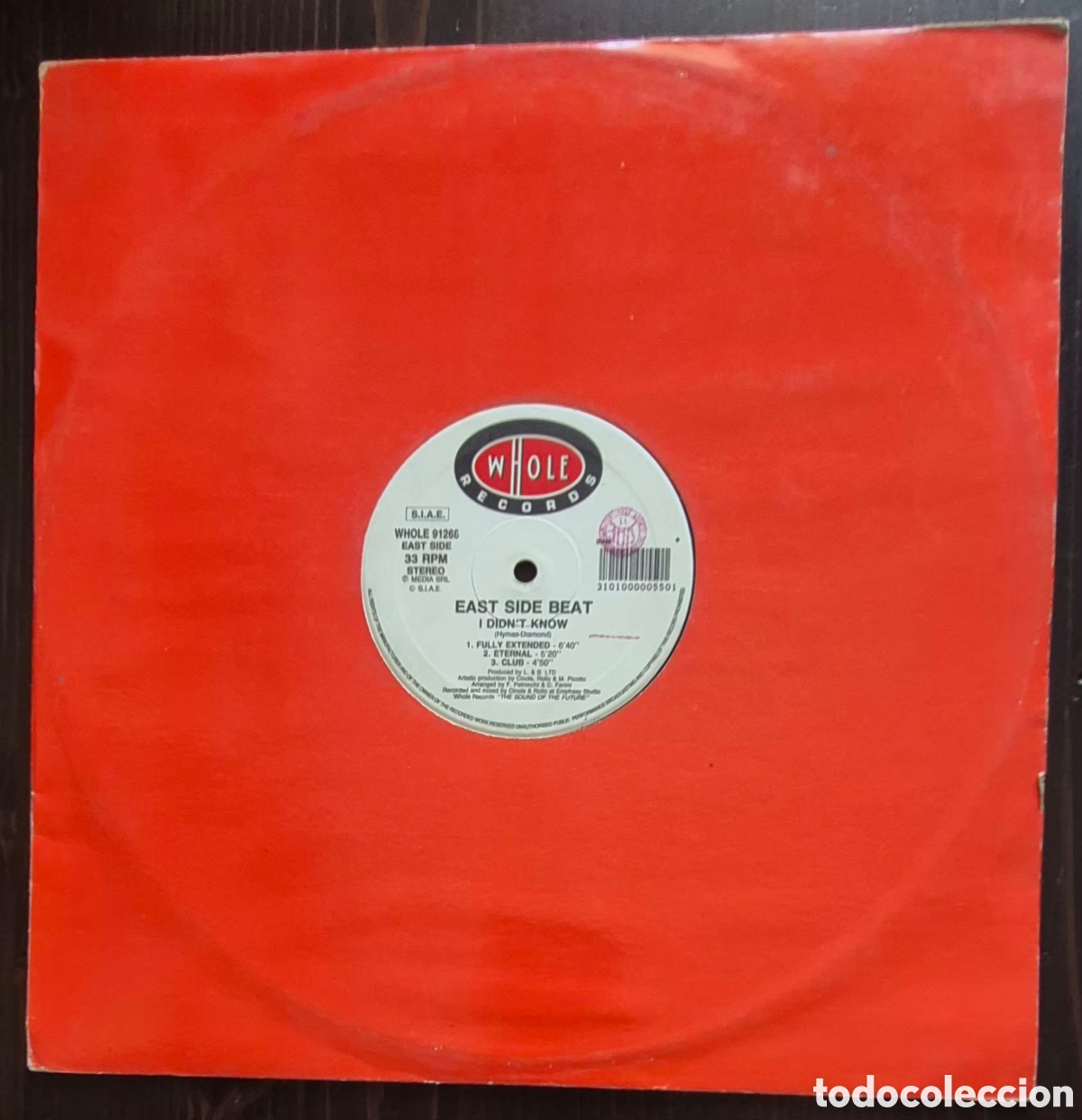 Discos de vinilo: MAXI - EAST SIDE BEAT - I DON'T KNOW - 1992 ITALIA (EURO HOUSE)